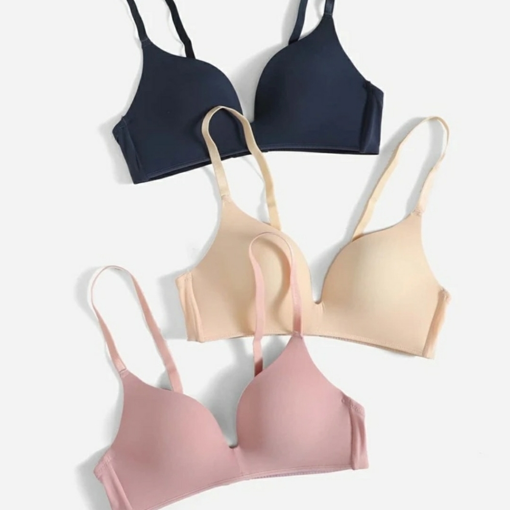 Shein padded under-wire free bras